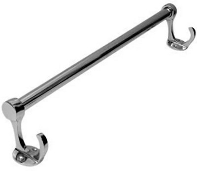 deeplax TOWEL ROD 30 INCHES (2.5 FEET) SILVER Towel Holder(Aluminium, Stainless Steel)