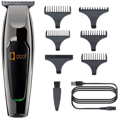 Aloof SH2581 Professional Hair Trimmer Trimmer 100 min  Runtime 6 Length Settings(Black)