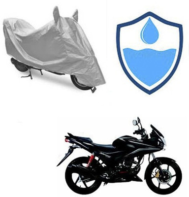 Atulit enterprises Two Wheeler Cover for Honda(CBF Stunner, Silver)