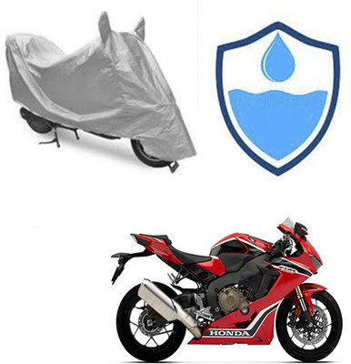 Atulit enterprises Two Wheeler Cover for Honda(CBR 1000RR, Silver)