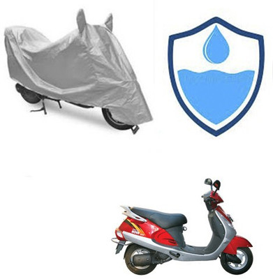 Atulit enterprises Two Wheeler Cover for Kinetic(Nova, Silver)