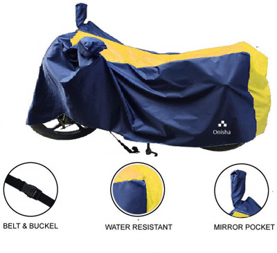 Onisha Two Wheeler Cover for Mahindra(MOJO XT 300, Yellow)