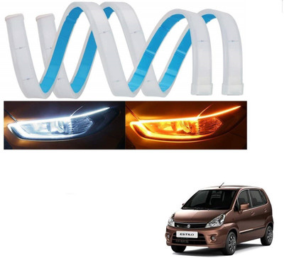 AuTO ADDiCT Ext-LED-DRL-87 Headlight Car LED for Maruti Suzuki (12 V, 18 W)(Zen Estilo, Pack of 2)