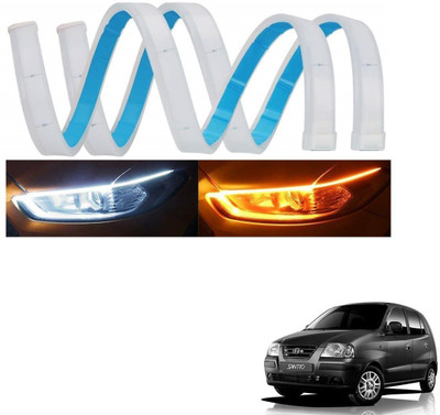 AuTO ADDiCT Ext-LED-DRL-146 Headlight Car LED for Hyundai (12 V, 18 W)(Zeus, Pack of 2)