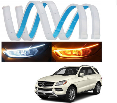 KOZDIKO DAY TIME RUNNING LIGHT 60CM SET OF 2 PCS FOR MERCEDES BENZ GLC CLASS Headlight Car LED for Mercedes Benz (12 V, 55 W)(Universal For Car, Pack of 2)