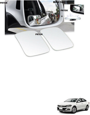 PRTEK Manual Blind Spot Mirror For Volkswagen Polo(Interior, Exterior)