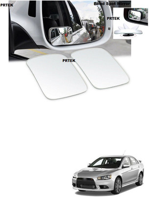 PRTEK Manual Blind Spot Mirror For Mitsubishi Lancer(Interior, Exterior)