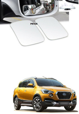 PRTEK Manual Blind Spot Mirror For Datsun Go(Interior, Exterior)