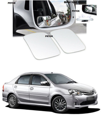 PRTEK Manual Blind Spot Mirror For Toyota Innova(Interior, Exterior)