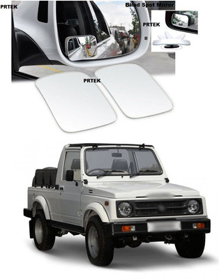 PRTEK Manual Blind Spot Mirror For Maruti Suzuki Gypsy King(Interior, Exterior)