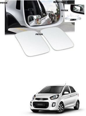 PRTEK Manual Blind Spot Mirror For Hyundai Xcent(Interior, Exterior)
