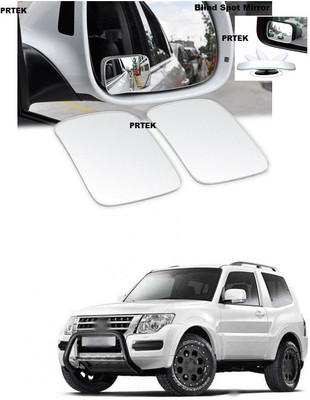 PRTEK Manual Blind Spot Mirror For Mitsubishi Pajero(Interior, Exterior)