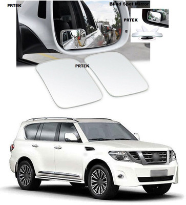 PRTEK Manual Blind Spot Mirror For Nissan Patrol(Interior, Exterior)