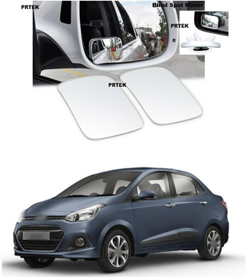 PRTEK Manual Blind Spot Mirror For Hyundai Xcent(Interior, Exterior)