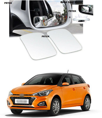 PRTEK Manual Blind Spot Mirror For Hyundai Elite i20(Interior, Exterior)
