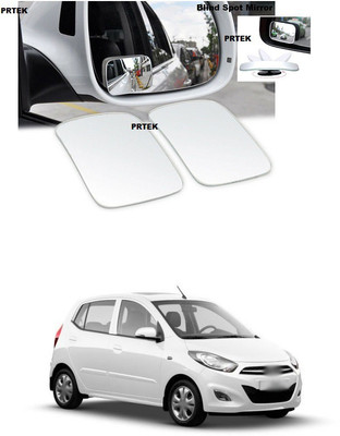 PRTEK Manual Blind Spot Mirror For Hyundai i10(Interior, Exterior)