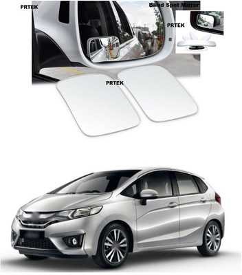 PRTEK Manual Blind Spot Mirror For Honda Jazz(Interior, Exterior)