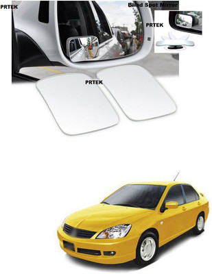 PRTEK Manual Blind Spot Mirror For Mitsubishi Lancer(Interior, Exterior)