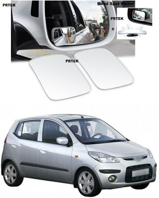 PRTEK Manual Blind Spot Mirror For Hyundai i10(Interior, Exterior)