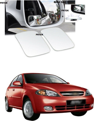PRTEK Manual Blind Spot Mirror For Chevrolet Optra SRV(Interior, Exterior)