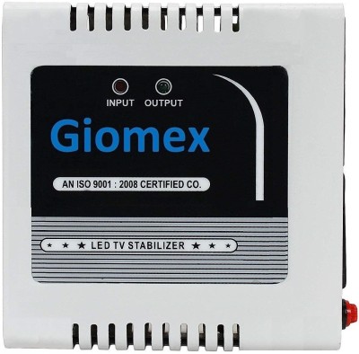 Giomex GMX43STB Mini Voltage Stabilizer for LED TV / Smart TV Up to 43 Inches + Set Top Box, With 3 Years All India Warranty(OFF-White)