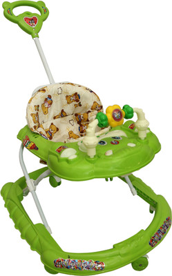 PANDA Musical 3-in-1 Walker With Parent Rod(Green)