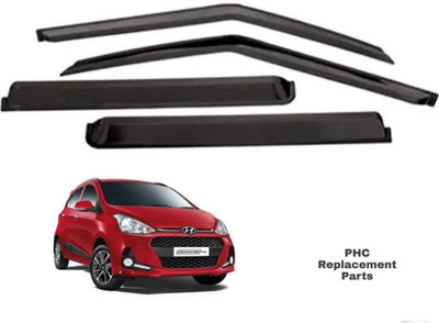 PHC For Front, Rear Wind Deflector(Tinted Hyundai Grand i10)