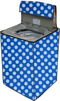 AAVYA UNIQUE FASHION Top Loading Washing Machine  Cover(Width: 66.04 cm, Blue,White)