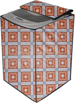 AAVYA UNIQUE FASHION Top Loading Washing Machine  Cover(Width: 60.96 cm, Red,White)