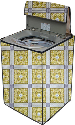 Auf Top Loading Washing Machine  Cover(Width: 66.04 cm, Gold,White)