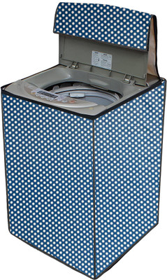 Auf Top Loading Washing Machine  Cover(Width: 66.04 cm, Blue,White)