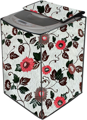 Auf Top Loading Washing Machine  Cover(Width: 60.96 cm, White,green)