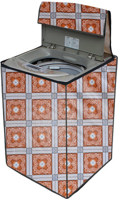 AAVYA UNIQUE FASHION Top Loading Washing Machine  Cover(Width: 66.04 cm, Red,White)
