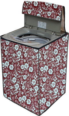AAVYA UNIQUE FASHION Top Loading Washing Machine  Cover(Width: 66.04 cm, Brown,White)