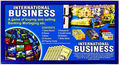 vrinda toys International Business Board Game for Kids ( A game of Buying and selling Banking Mortaging) Board Game Accessories