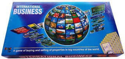 JMD Creation International Business Board Game for Kids ( A game of Buying and selling Banking Mortaging) Money & Assets Games Board Game