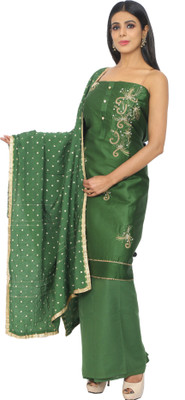 Sublime W Polycotton Embroidered, Embellished Salwar Suit Material