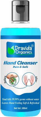 Dravida Organics Hand Cleanser /  Hand Sanitizer Bottle(100 ml)