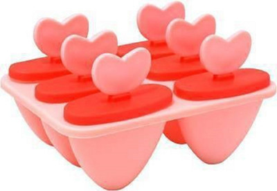 Bekner Pink Plastic Ice Cube Tray(Pack of1)