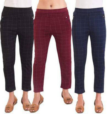 Miraksh Multicolor Jegging(Checkered)
