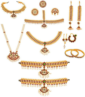 Elite trade Stone, Copper Multicolor Jewellery Set(Pack of 1)