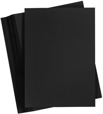 KRASHTIC SUPER unruled A4 180 gsm, 220 gsm Coloured Paper(Set of 20, Black)