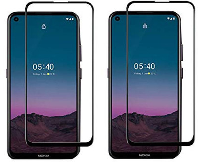 ISAAK Edge To Edge Tempered Glass for Nokia 5.4(Pack of 2)