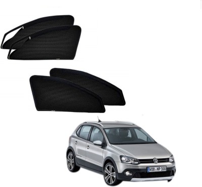 KOZDIKO Side Window Sun Shade For Volkswagen Polo Cross(Black)