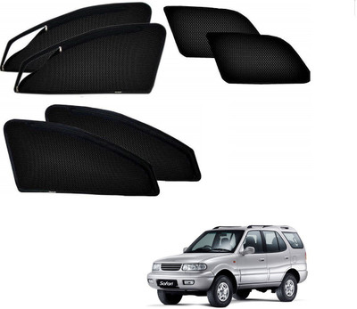 KOZDIKO Side Window Sun Shade For Tata Safari Dicor(Black)