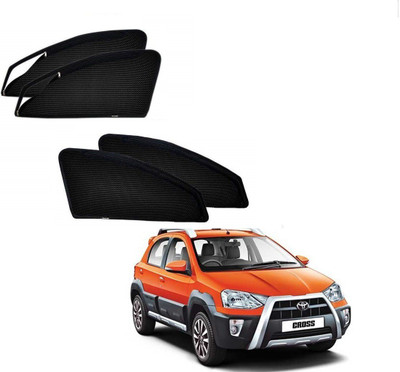 KOZDIKO Side Window Sun Shade For Toyota Etios Cross(Black)