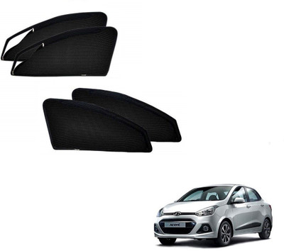 KOZDIKO Side Window Sun Shade For Hyundai Xcent(Black)