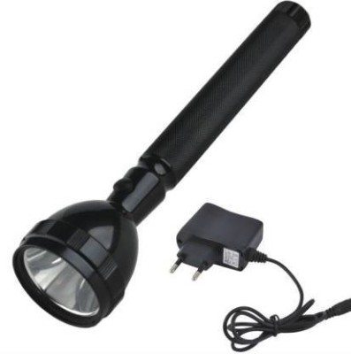 JY-SUPER JY SUPER 8990 (RECHARGEABLE LED TORCH) Torch (Black : Rechargeable) Torch(Multicolor, 10 cm, Rechargeable)