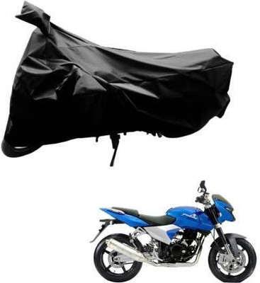 AutoHansh Waterproof Two Wheeler Cover for Bajaj(Pulsar 125, Black)