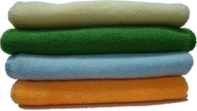 KOZDIKO Microfiber Vehicle Washing  Cloth(Pack Of 4)